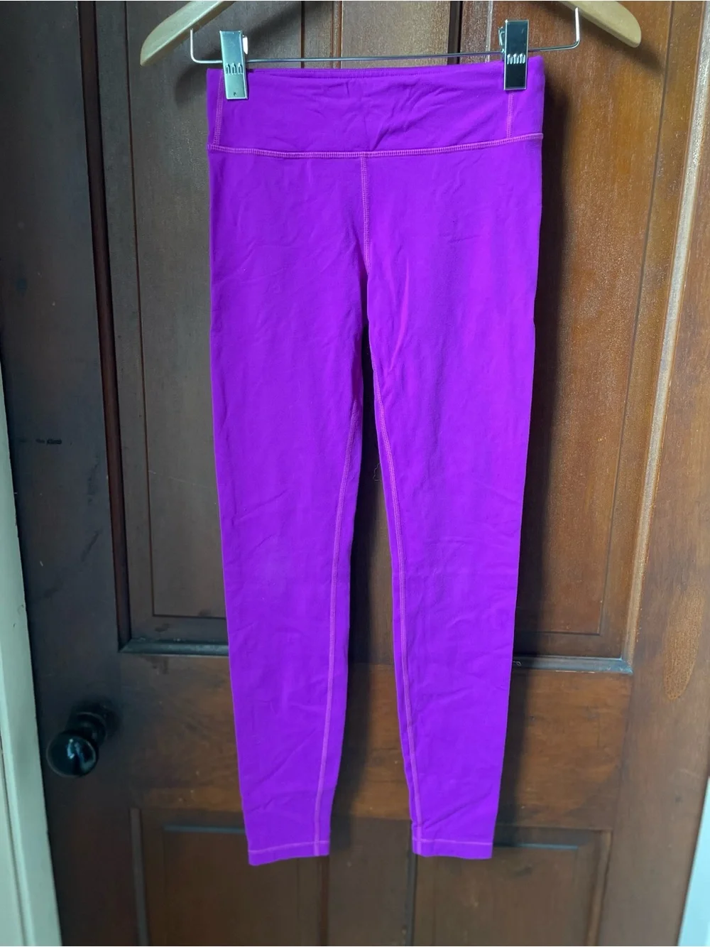 Athleta girls large 12 purple athletic leggings